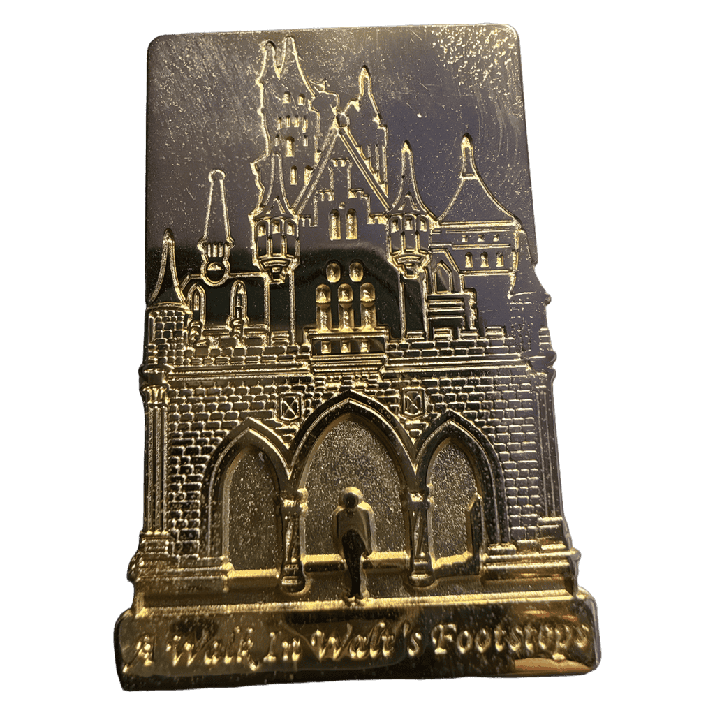 A walk in Walt’s footsteps gold castle Disney pin