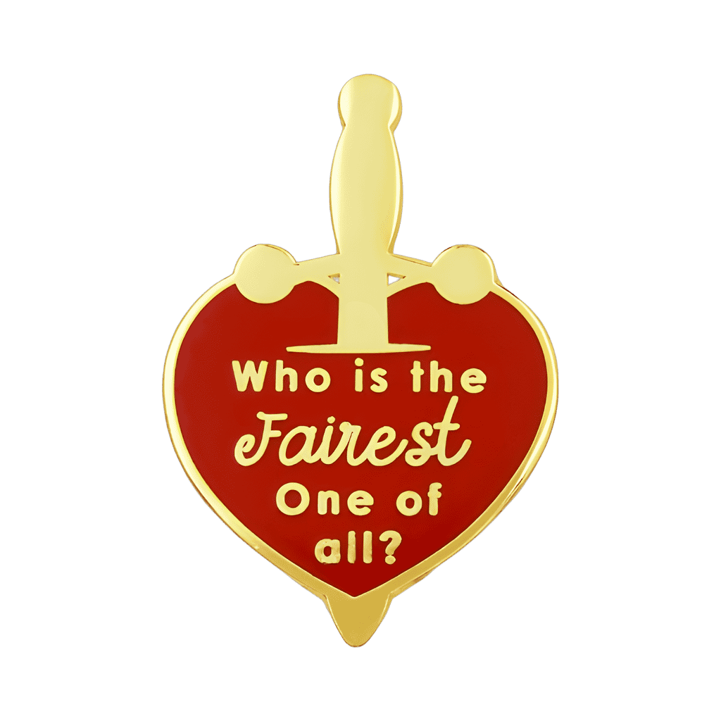 Who is the Fairest One of All? and Apple Pin Set — Heart and Dagger Disney pin