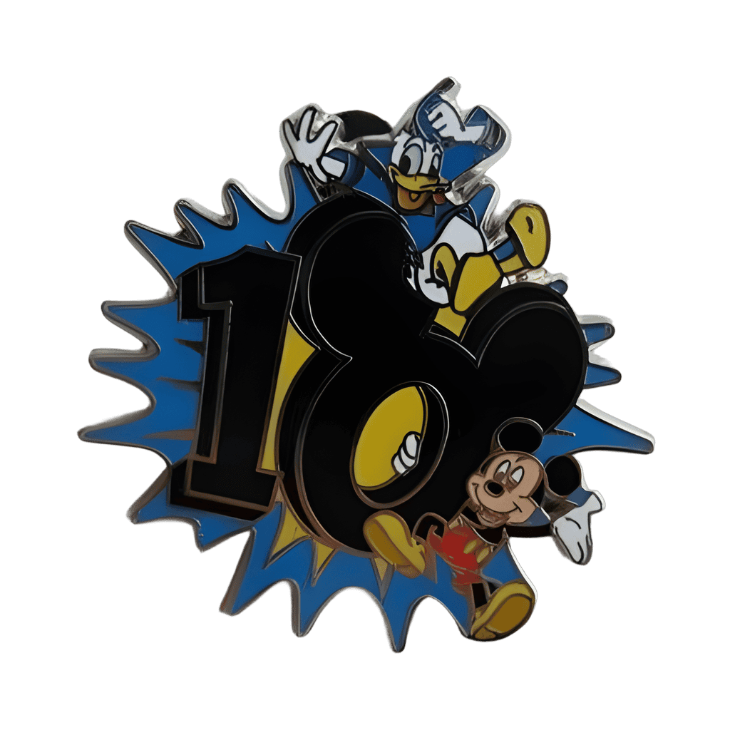 Mickey and Donald Disney pin