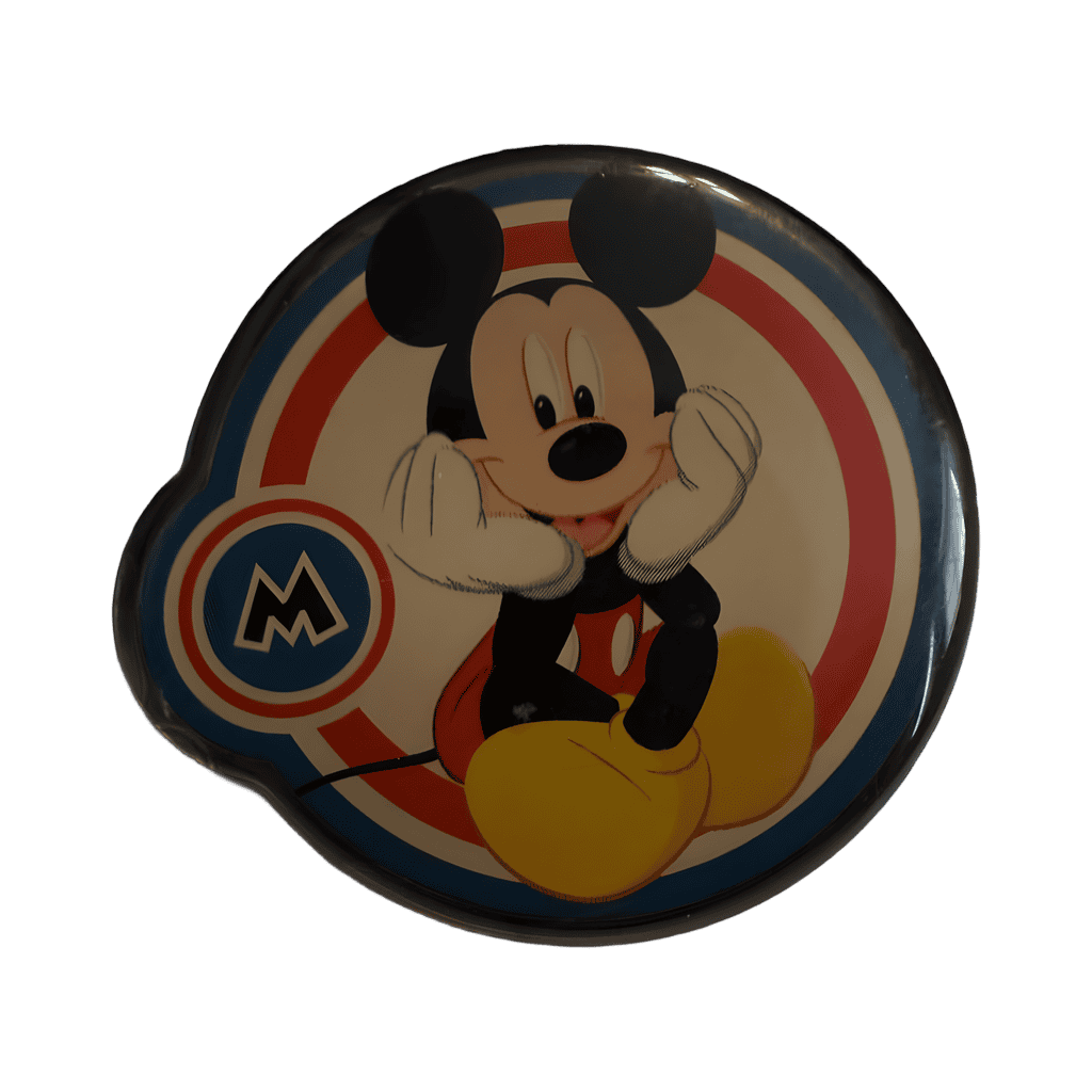 Mickey Mouse Sitting with hands on face round Disney pin