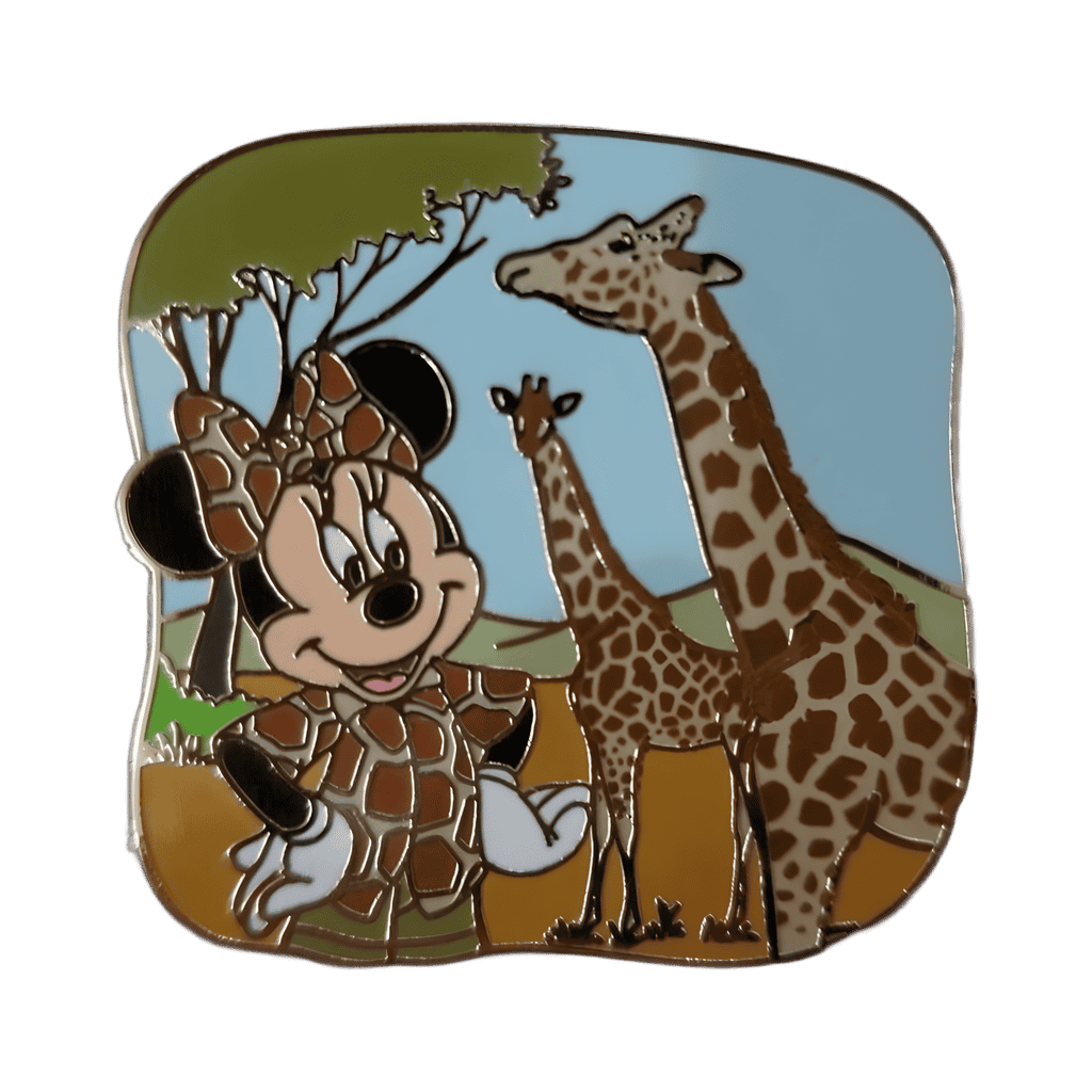 Minnie Mouse with Giraffes Disney pin