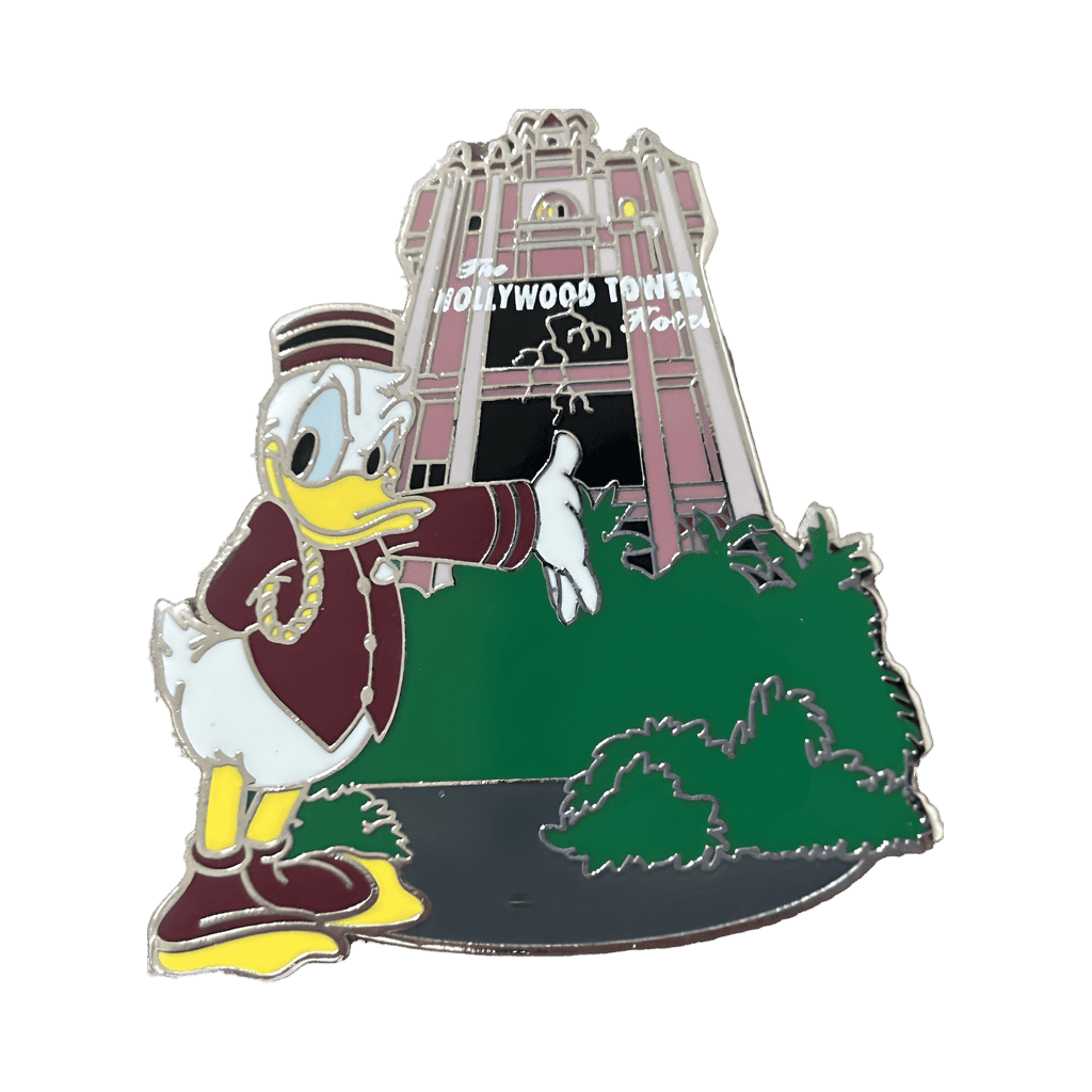 Premium Starter Set - The Hollywood Tower Hotel with Bellhop Donald Disney pin