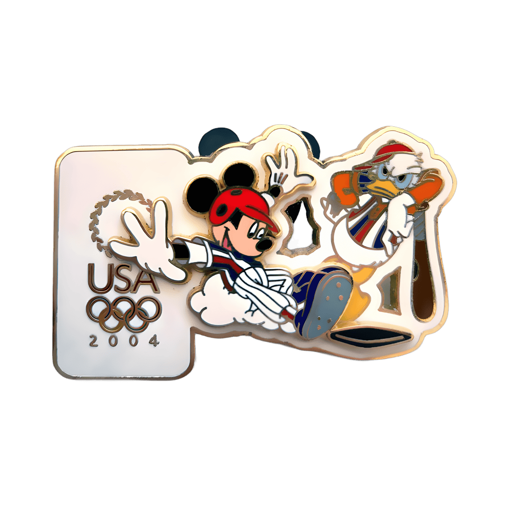 Mickey and Donald Baseball Disney pin