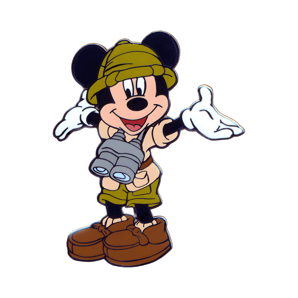 Adventureland Mickey Mouse Disney pin