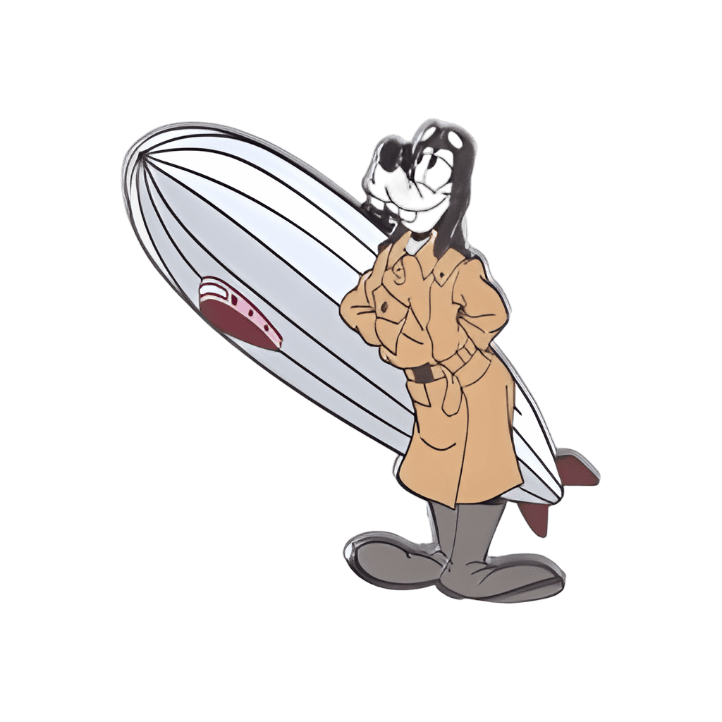Goofy with Zeppelin Disney pin