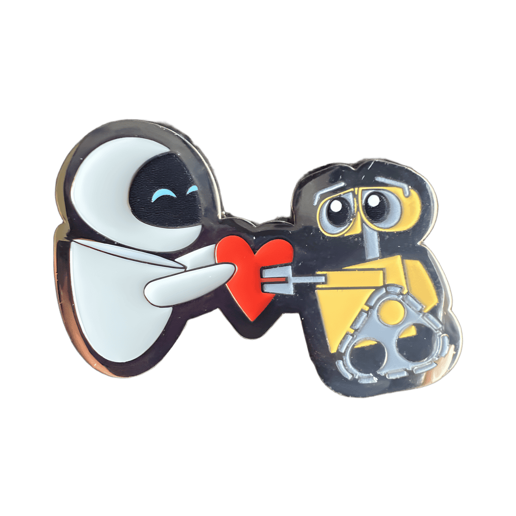 Wall-E and Eve with heart Disney pin