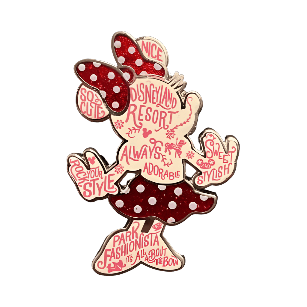 Minnie - Word Filled Disney pin