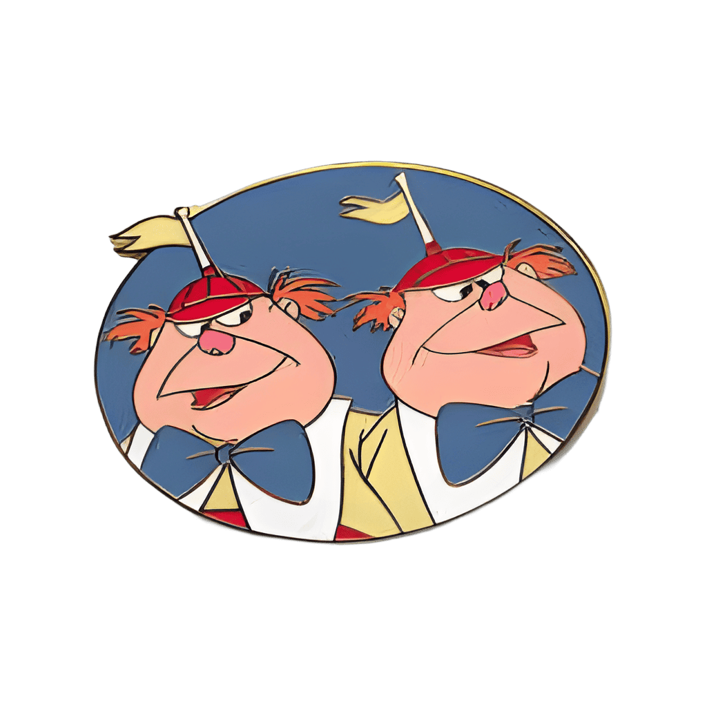 Tweedle Dee and Tweedle Dum Disney pin