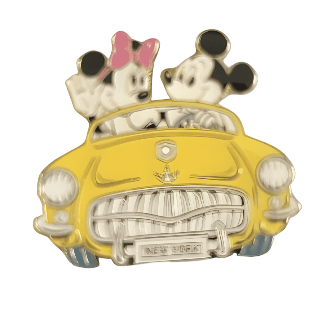 Minnie and Mickey New York Taxi Cab Disney pin