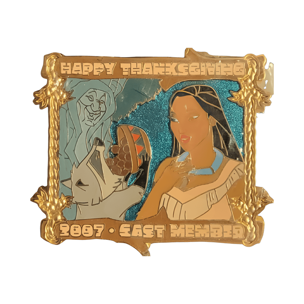 Cast Member Exclusive Thanksgiving 2007 Pocahontas Disney pin