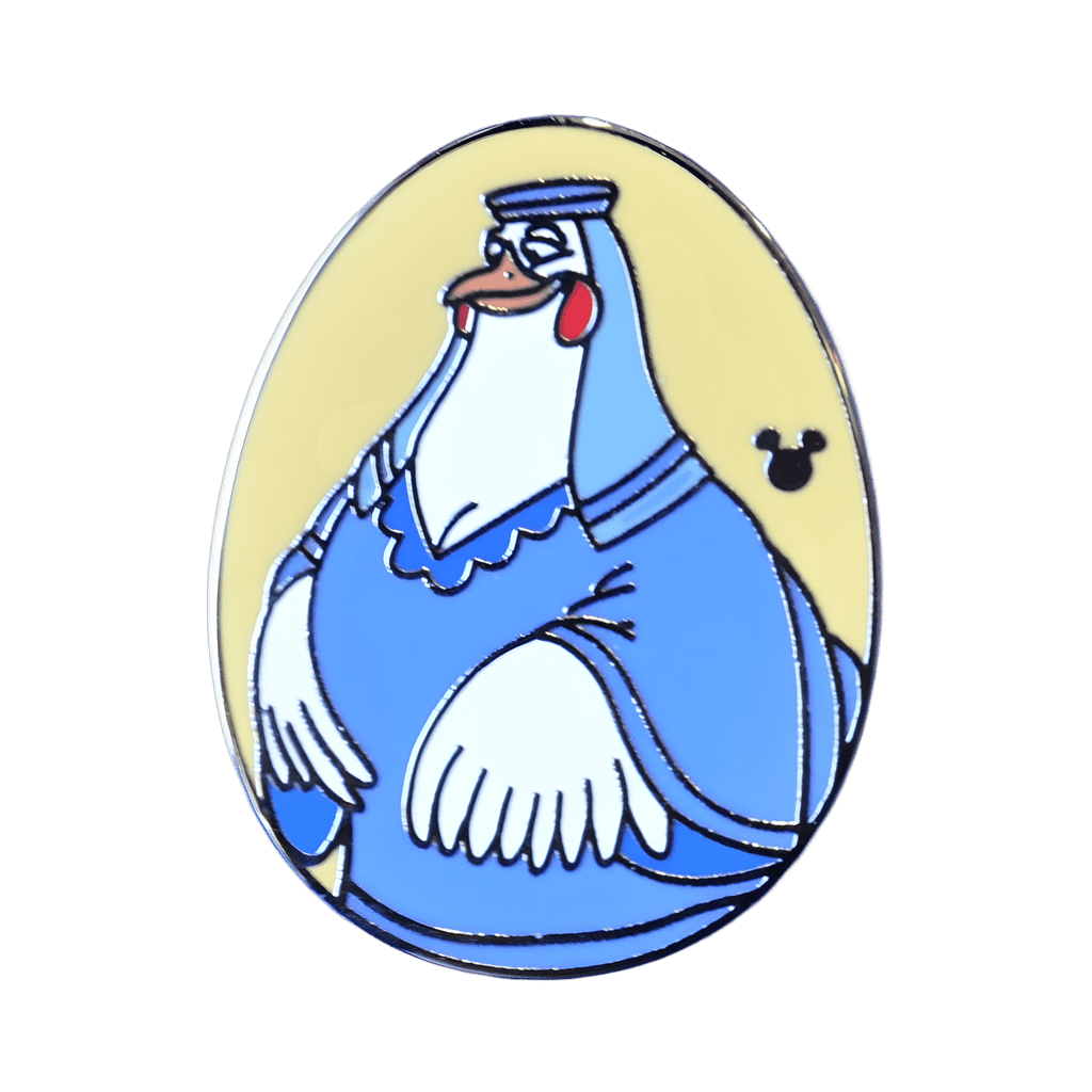 Lady Cluck Disney pin