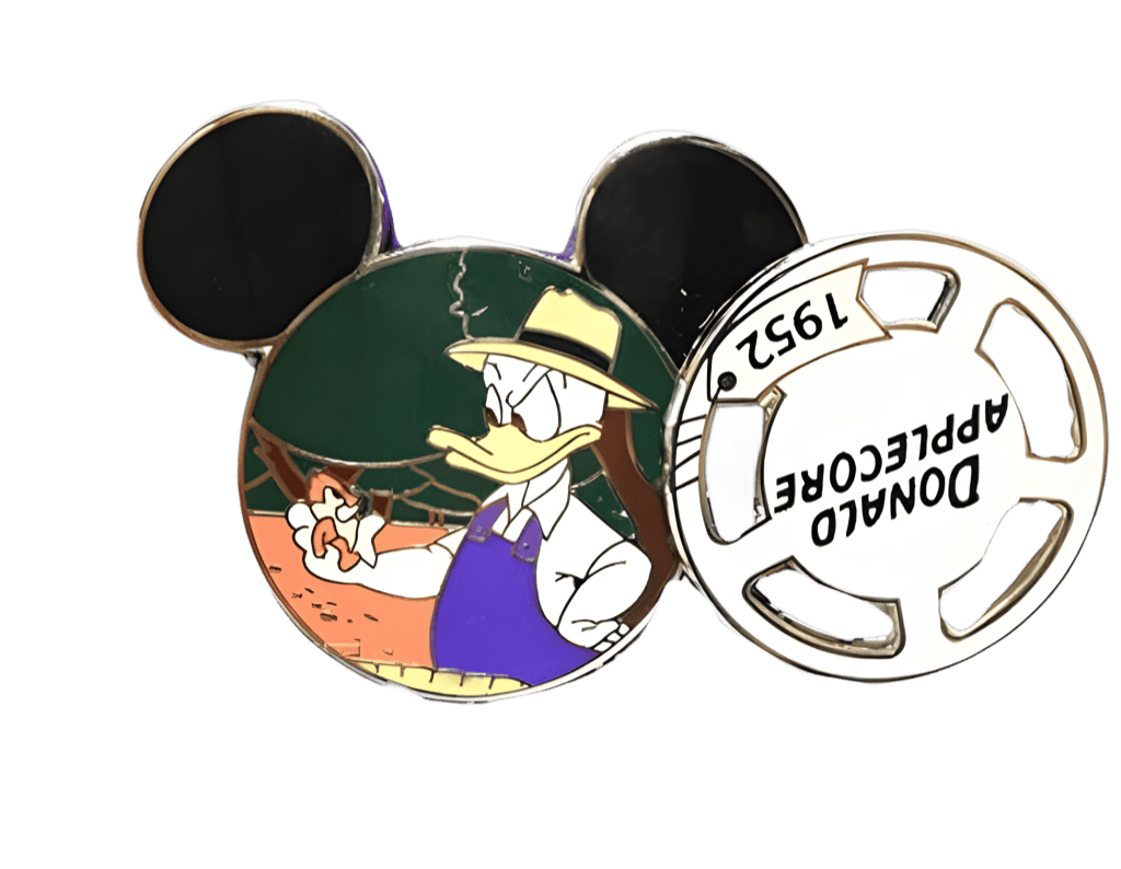 Donald Applecore Disney pin