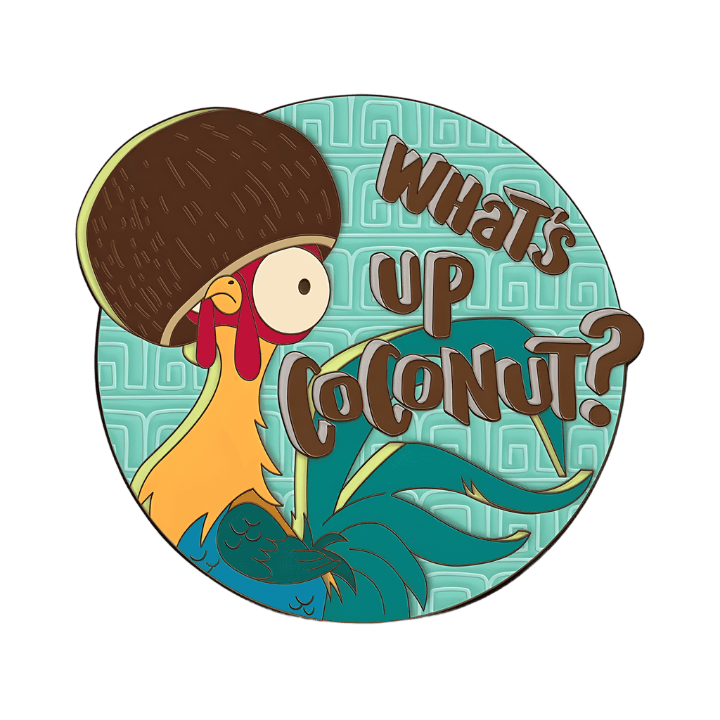 What's Up Coconut? Disney pin