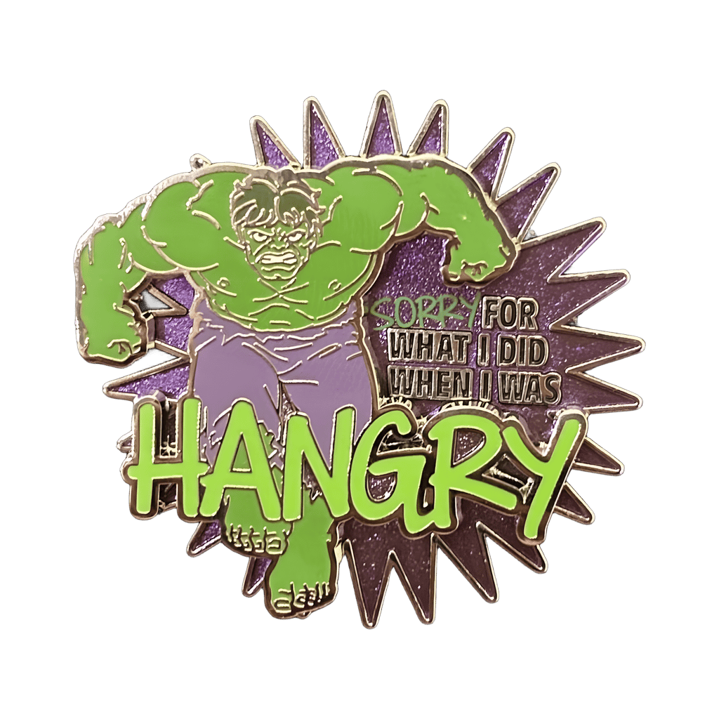 Hulk: Sorry for What I Did When I was Hangry Disney pin