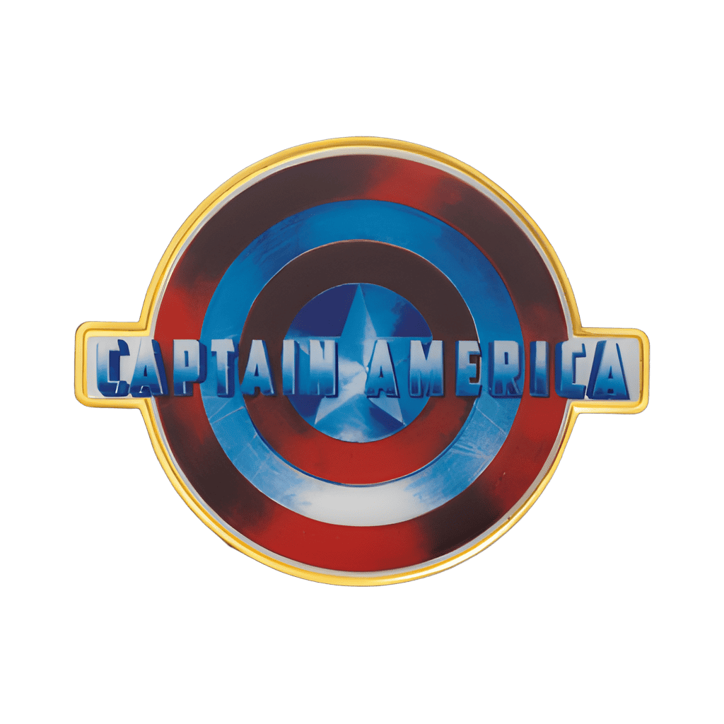 Captain America Logo Disney pin