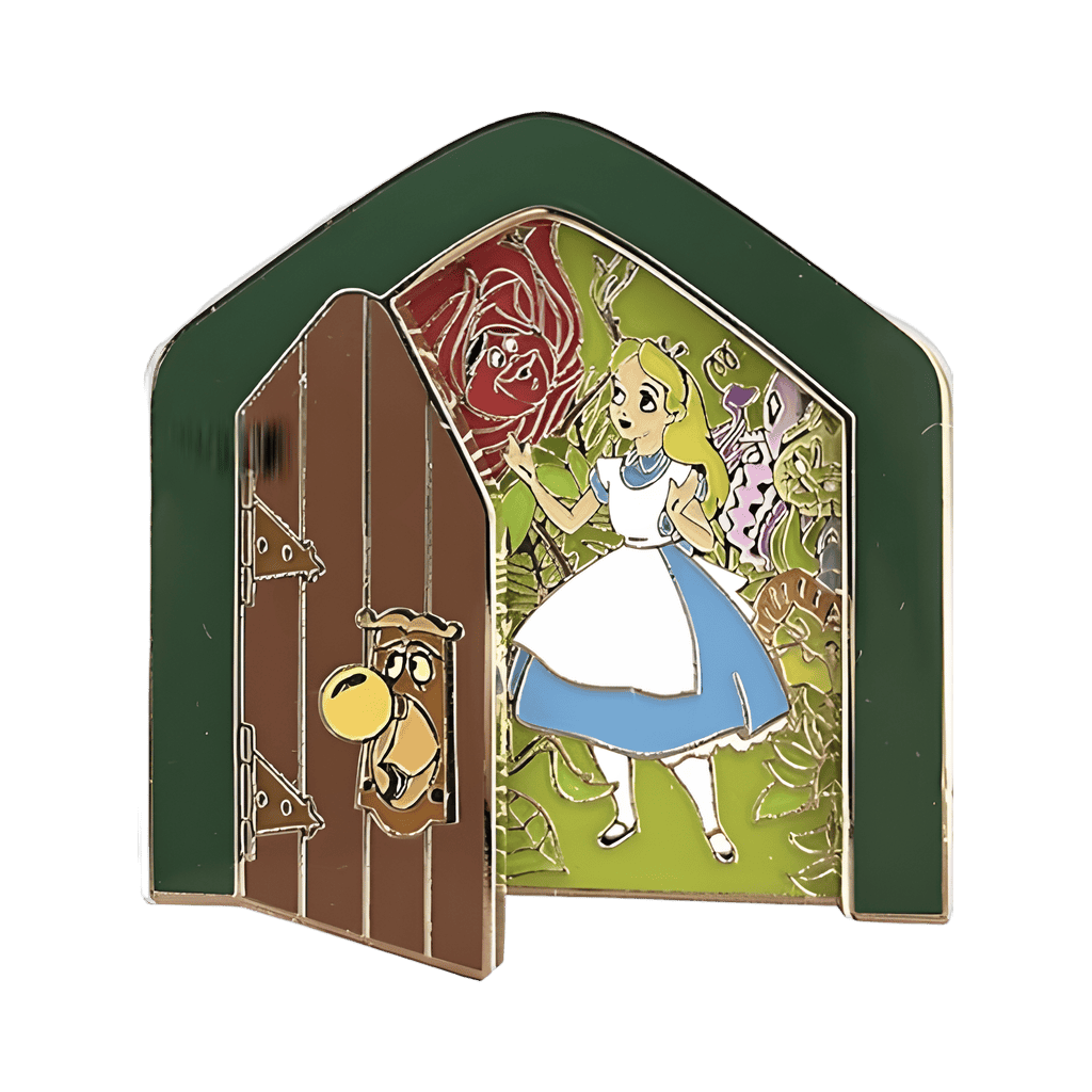 Alice in Wonderland Door Scene Disney pin