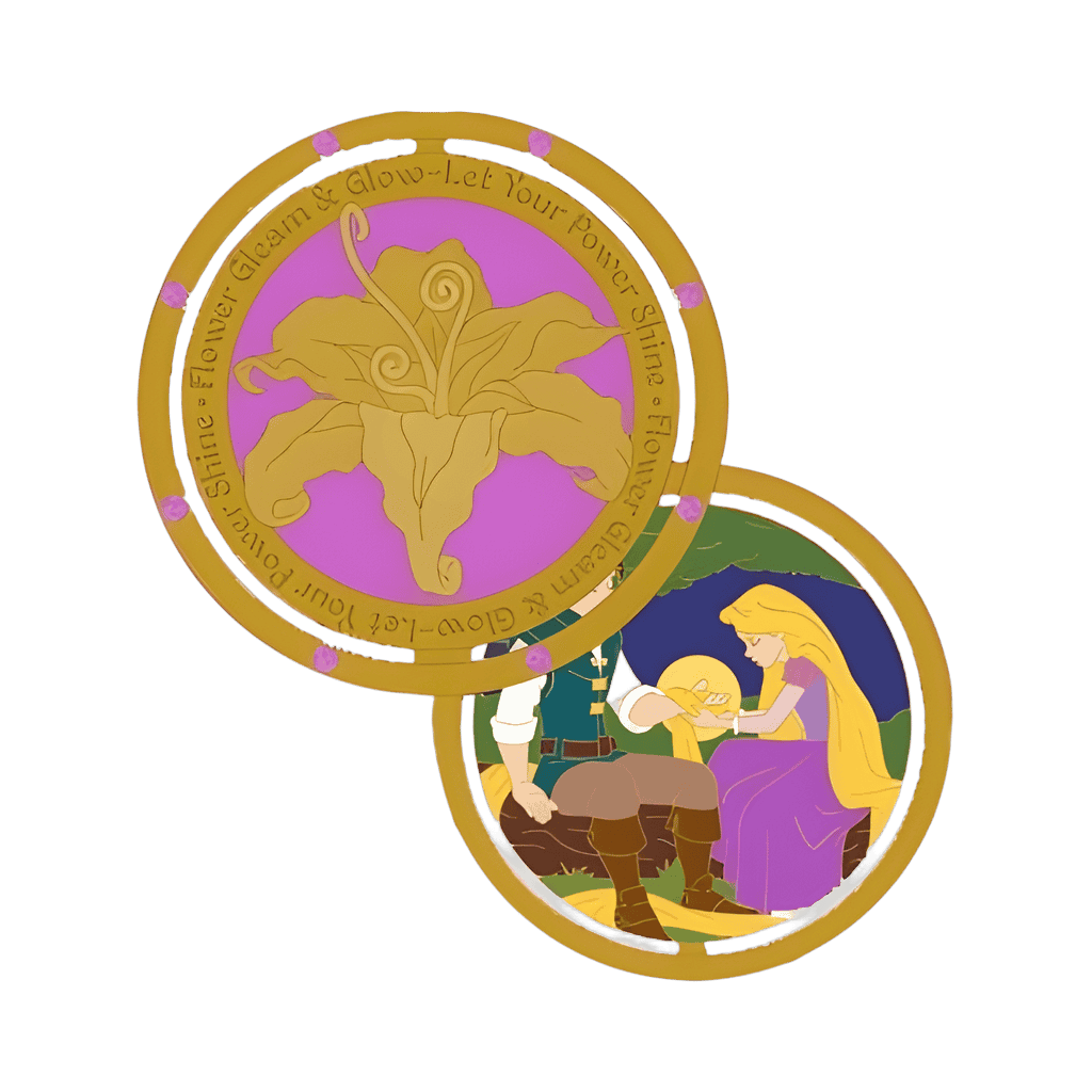 Rapunzel and Flynn Rider Disney pin