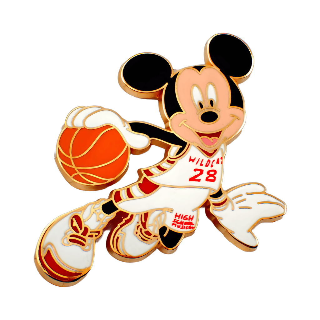 Mickey Mouse - Basketball - High School Musical Disney pin