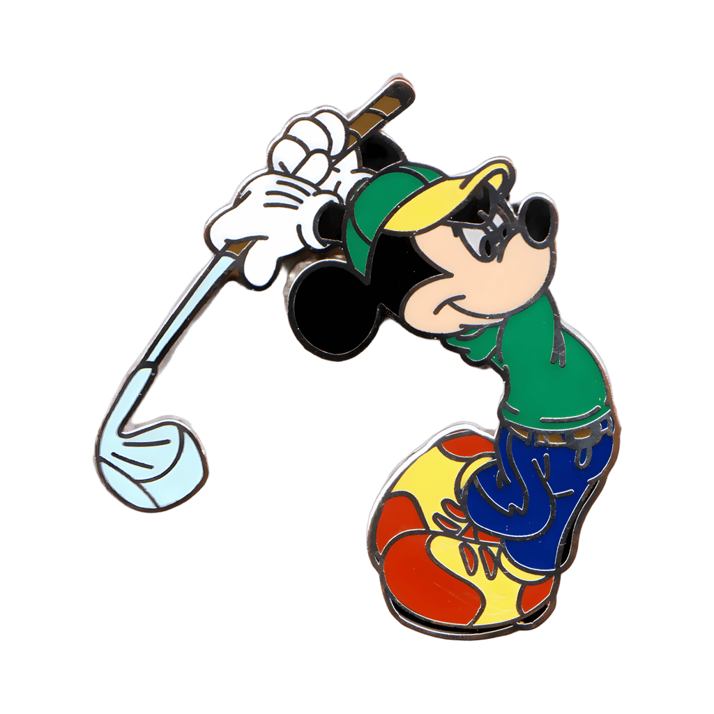 Mickey Mouse Golfing - Green Shirt Disney pin
