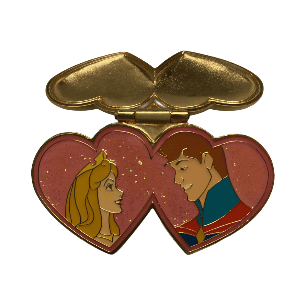 Aurora and Prince Phillip Jeweled/Hinged Disney pin