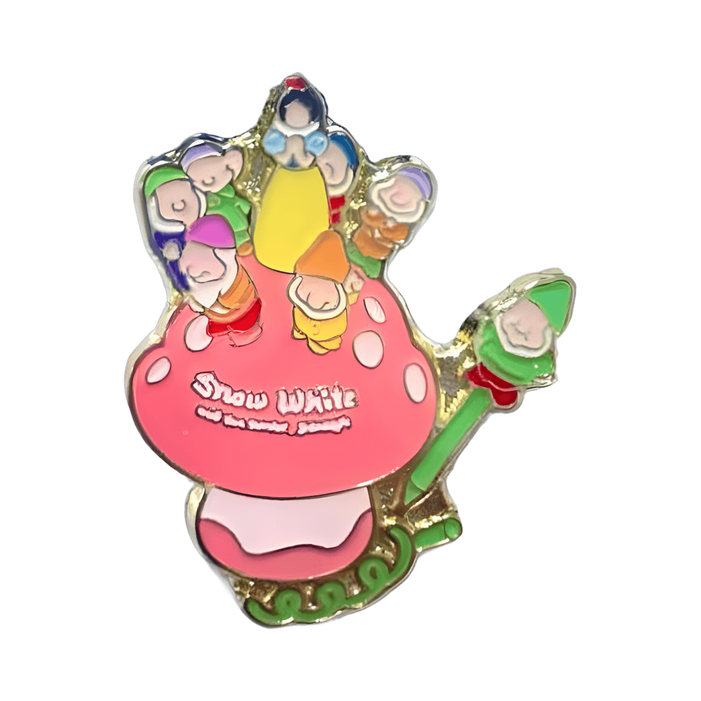 Snow White and the Seven Dwarfs Mushroom Pen Holder Disney pin