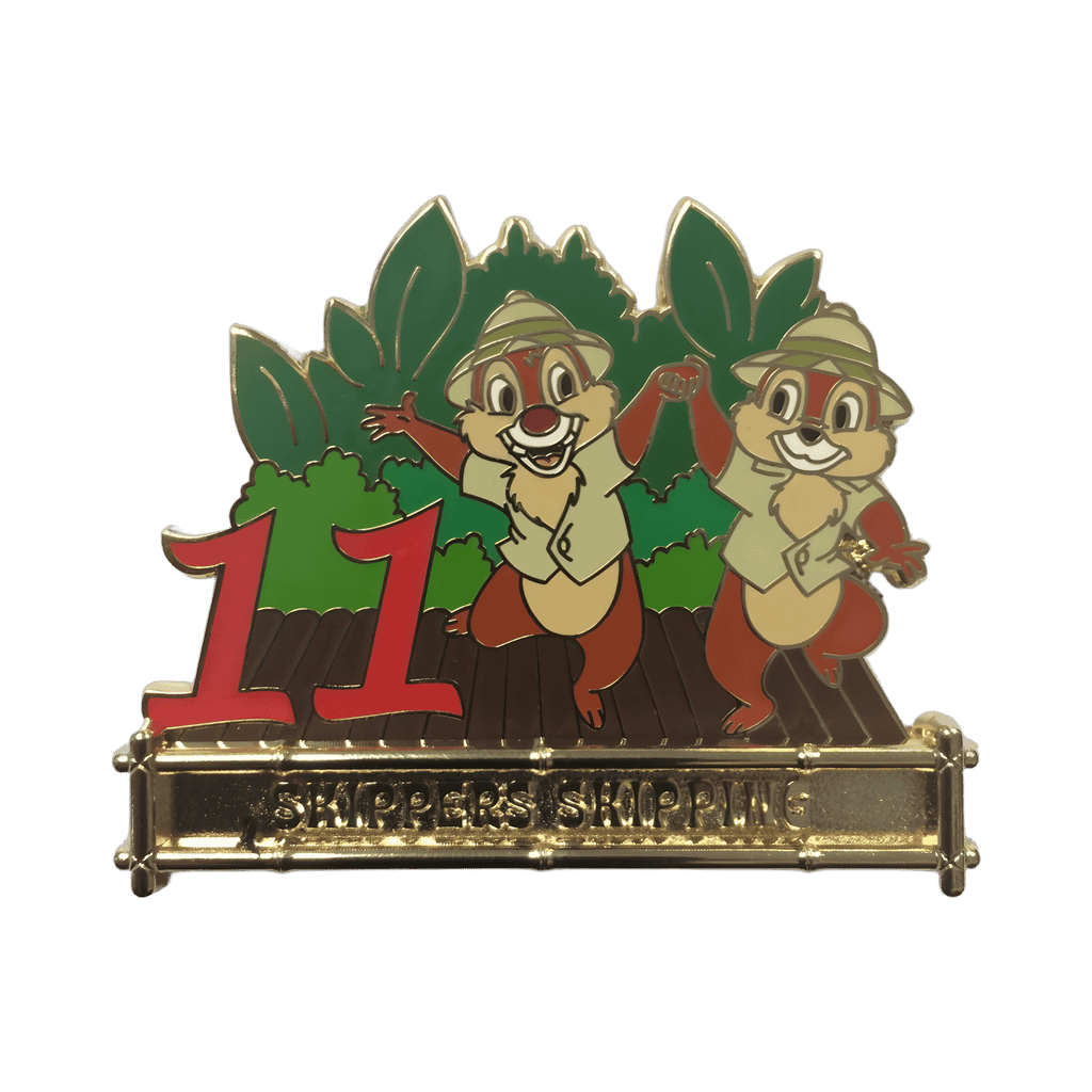11 Skippers Skipping Disney pin
