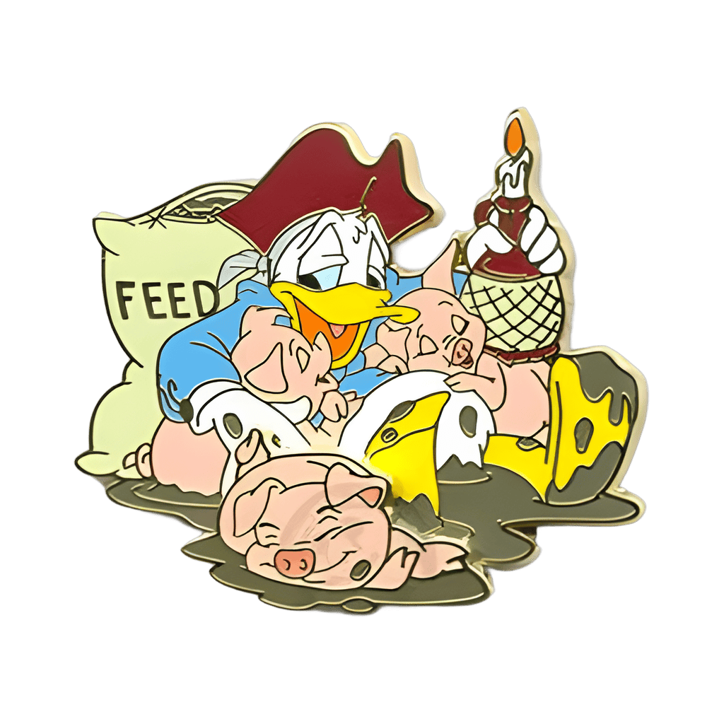 Pirates of the Caribbean - Donald Duck with Pigs Disney pin