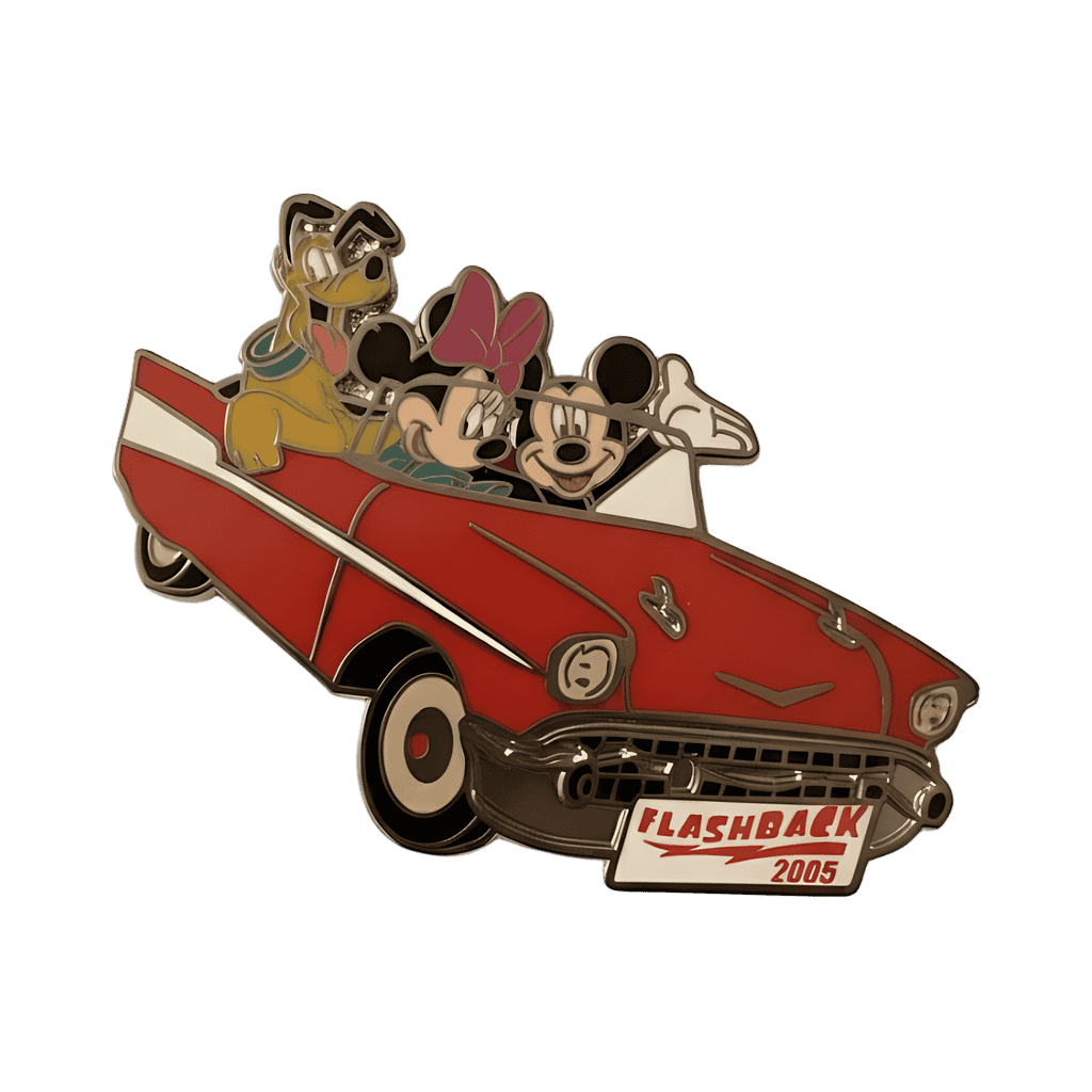 Red Car Flashback - 2005 Disney pin