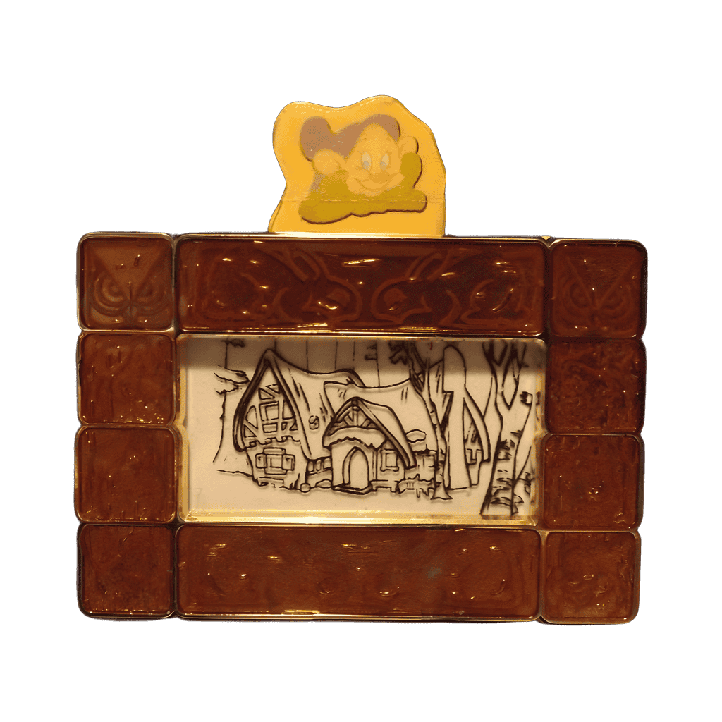 Snow White's Cottage with Dopey Disney pin