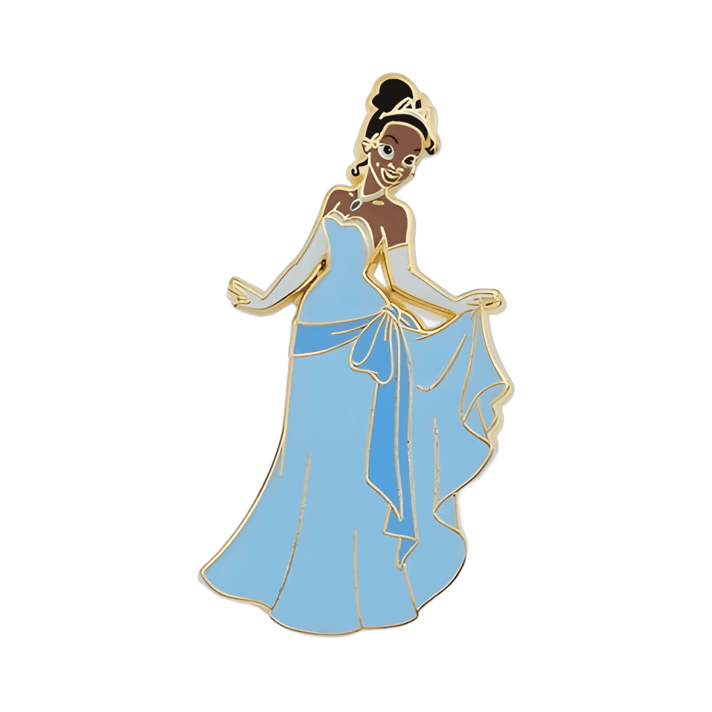Tiana in Blue Dress Disney pin