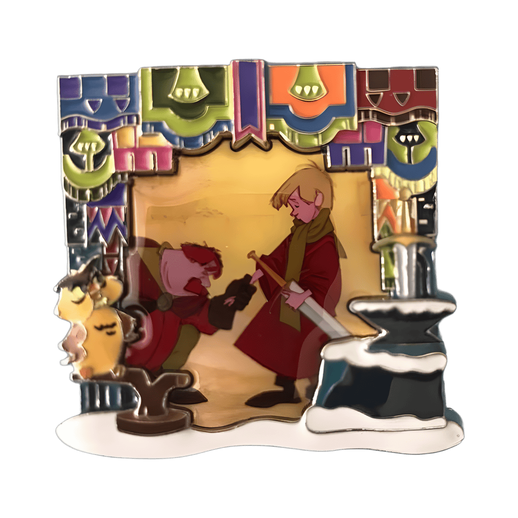 Characters Frame Version #3 - Arthur and Sir Ector Disney pin