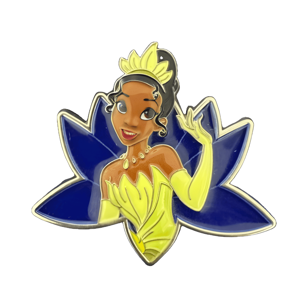 Tiana on Blue Lotus Disney pin