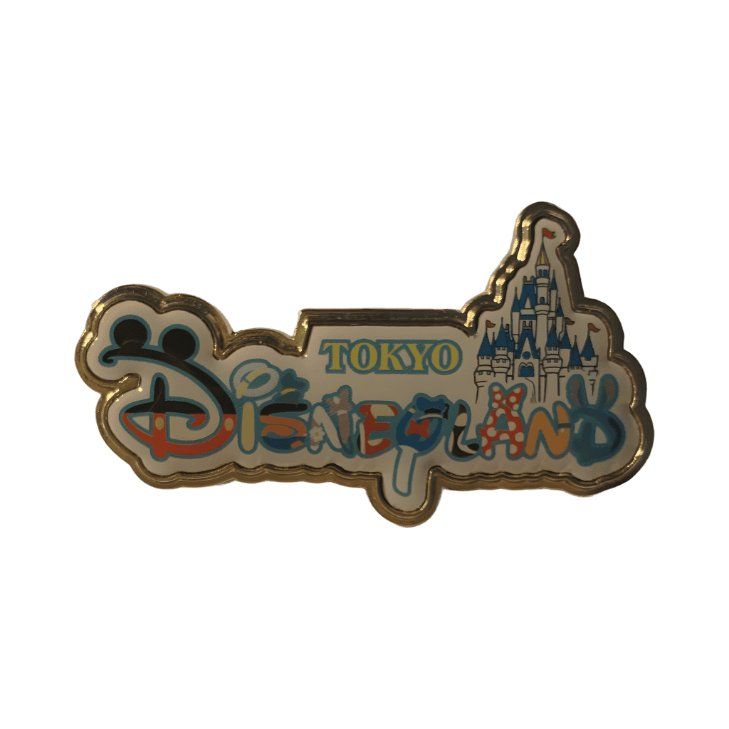 Tokyo Disneyland logo Disney pin