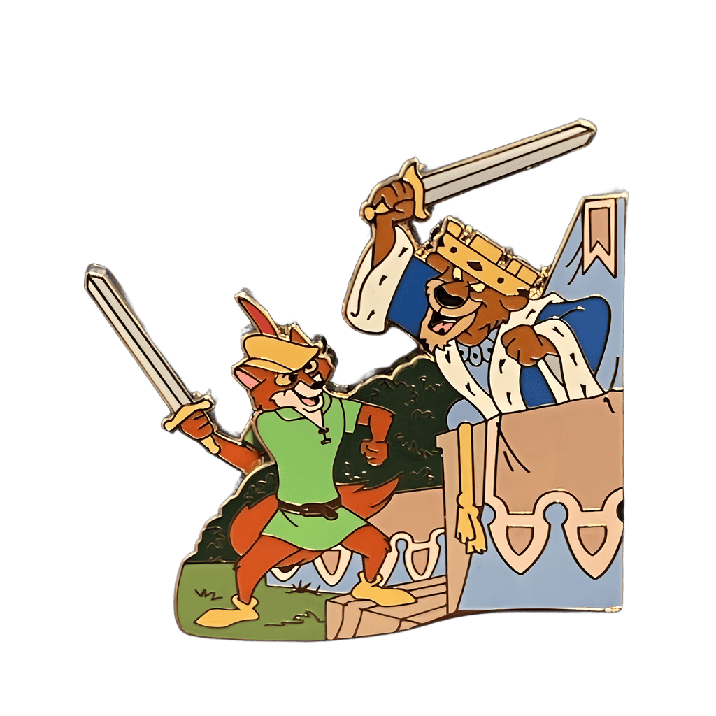 Robin Hood and Prince John Disney pin