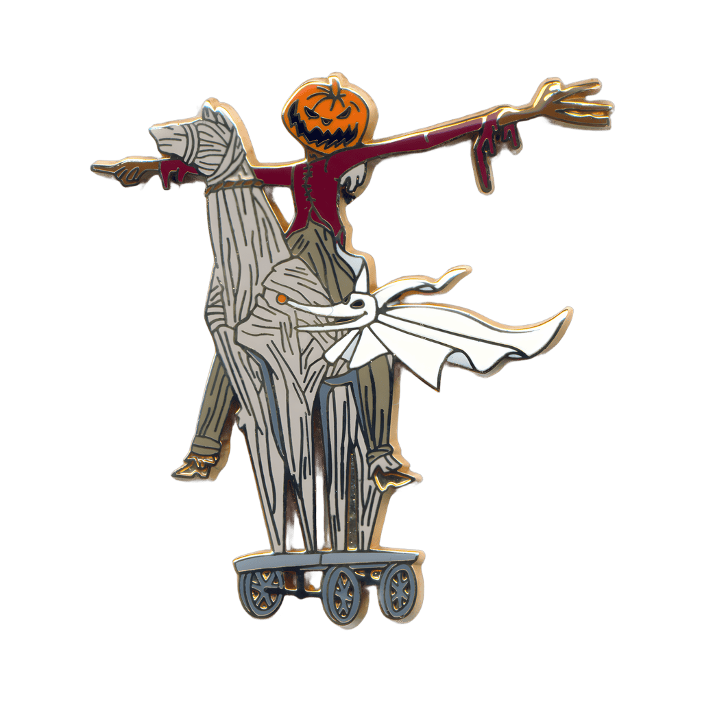 Jack Skellington & Zero on a Horse Disney pin