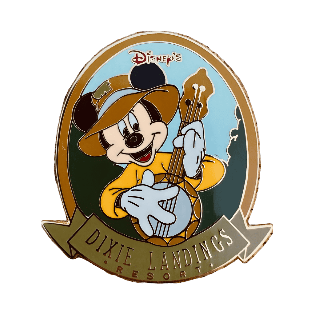 Dixie Landings (Mickey with Banjo) Disney pin