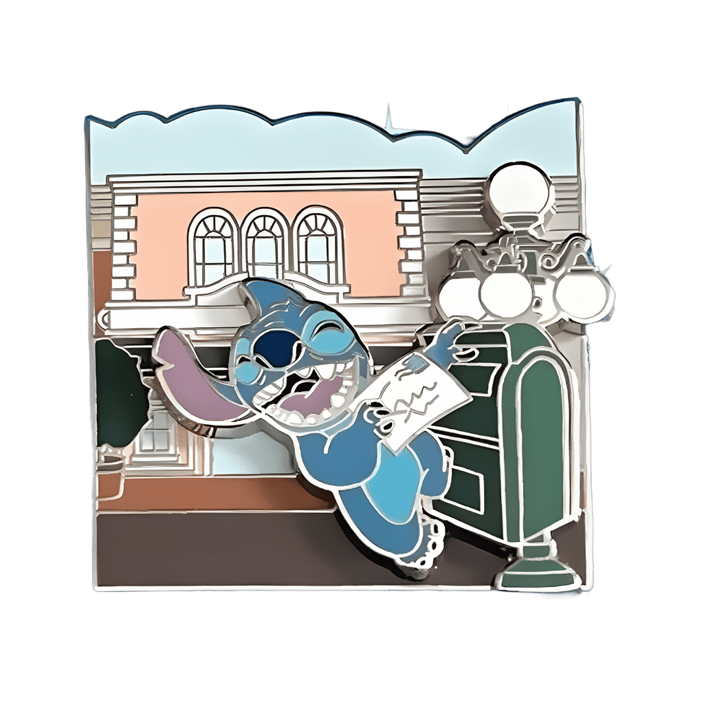 Main Street U.S.A. Connected Series - Stitch Mailing A Letter Disney pin