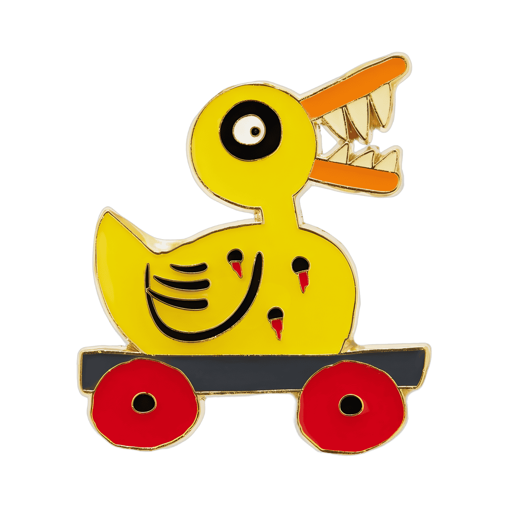 Scary Duck Disney pin