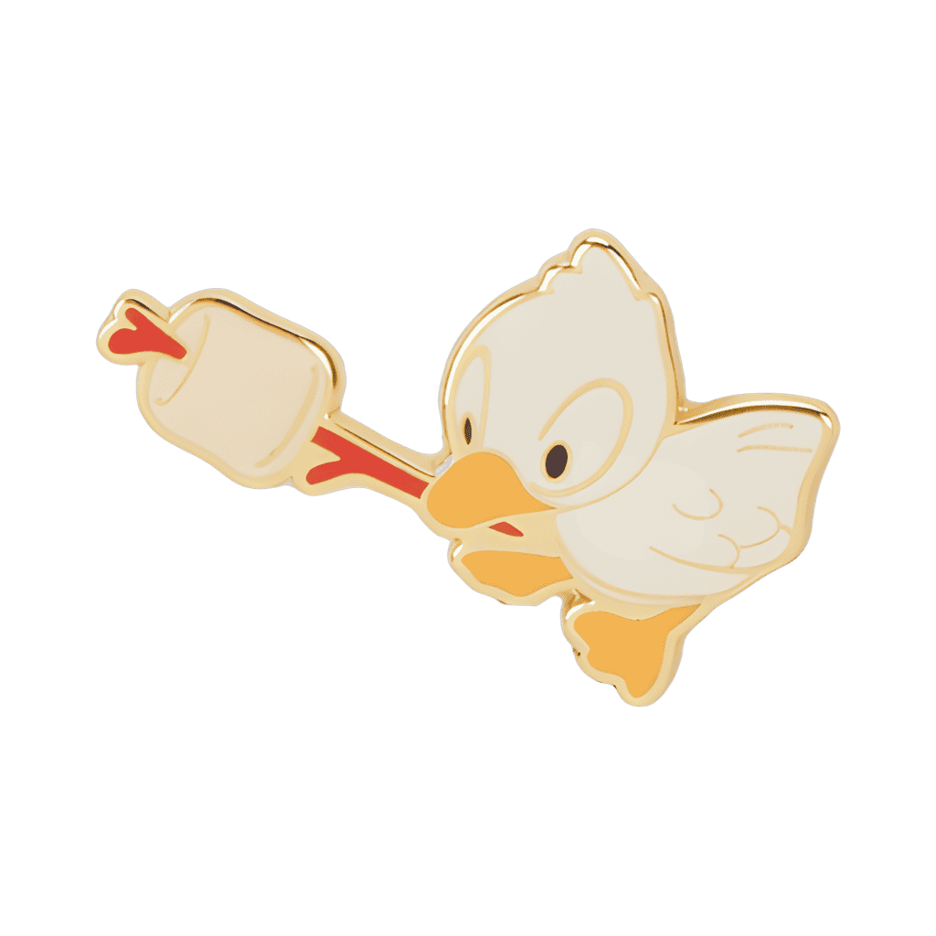 Duckling with Marshmallow Disney pin