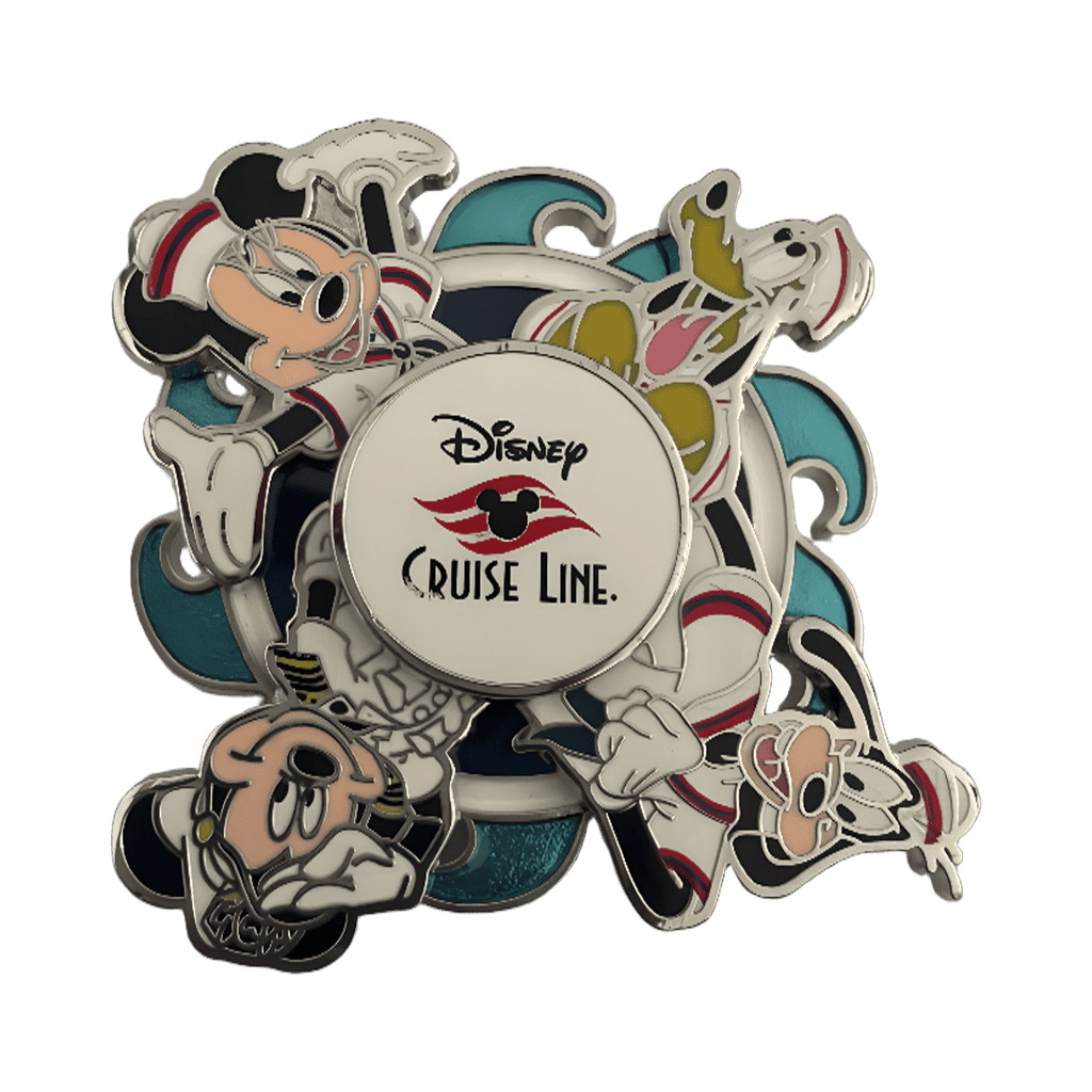 Mickey, Minnie, Goofy, Pluto Spinner Disney pin