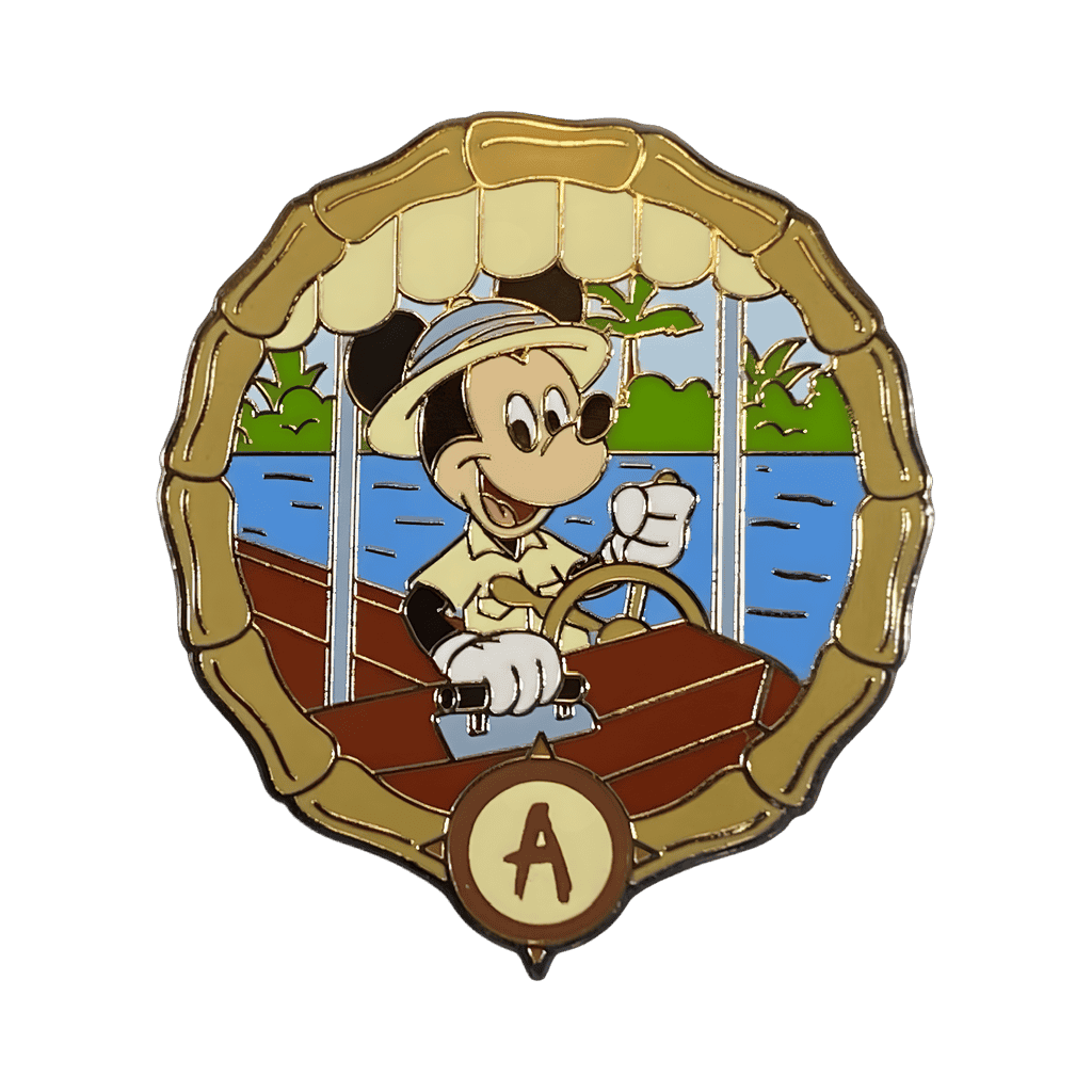Mickey on Jungle Cruise Disney pin
