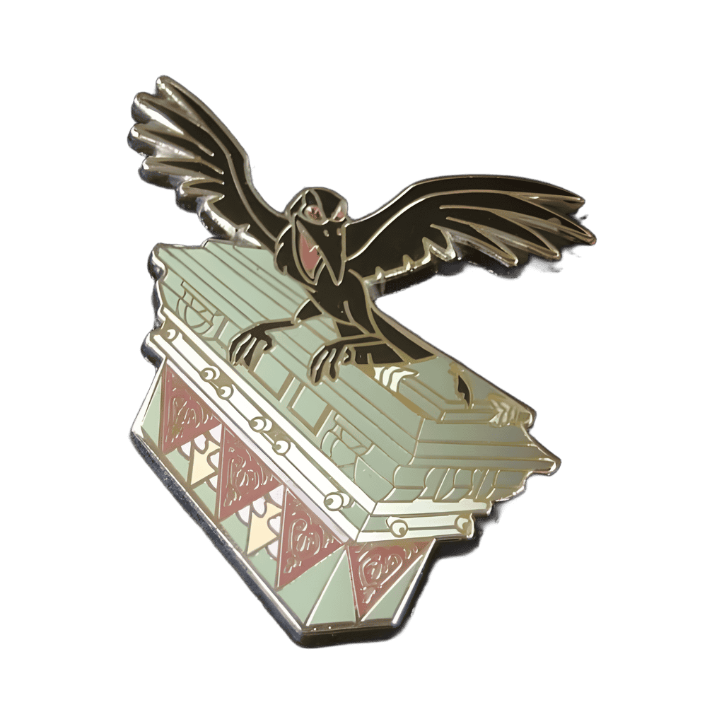 Raven with Coffin in Conservatory Disney pin