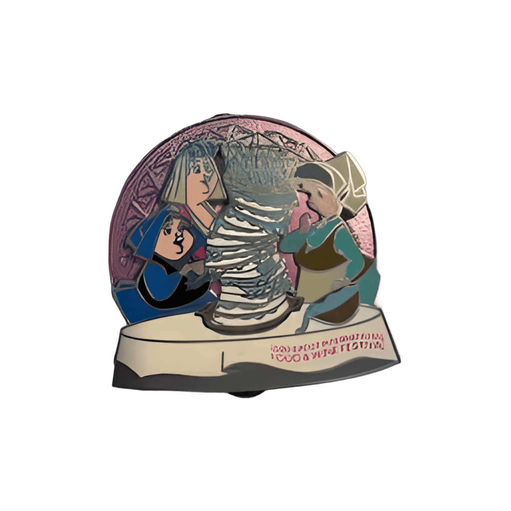 25th Anniversary - Flora, Fauna and Merryweather with cake Disney pin
