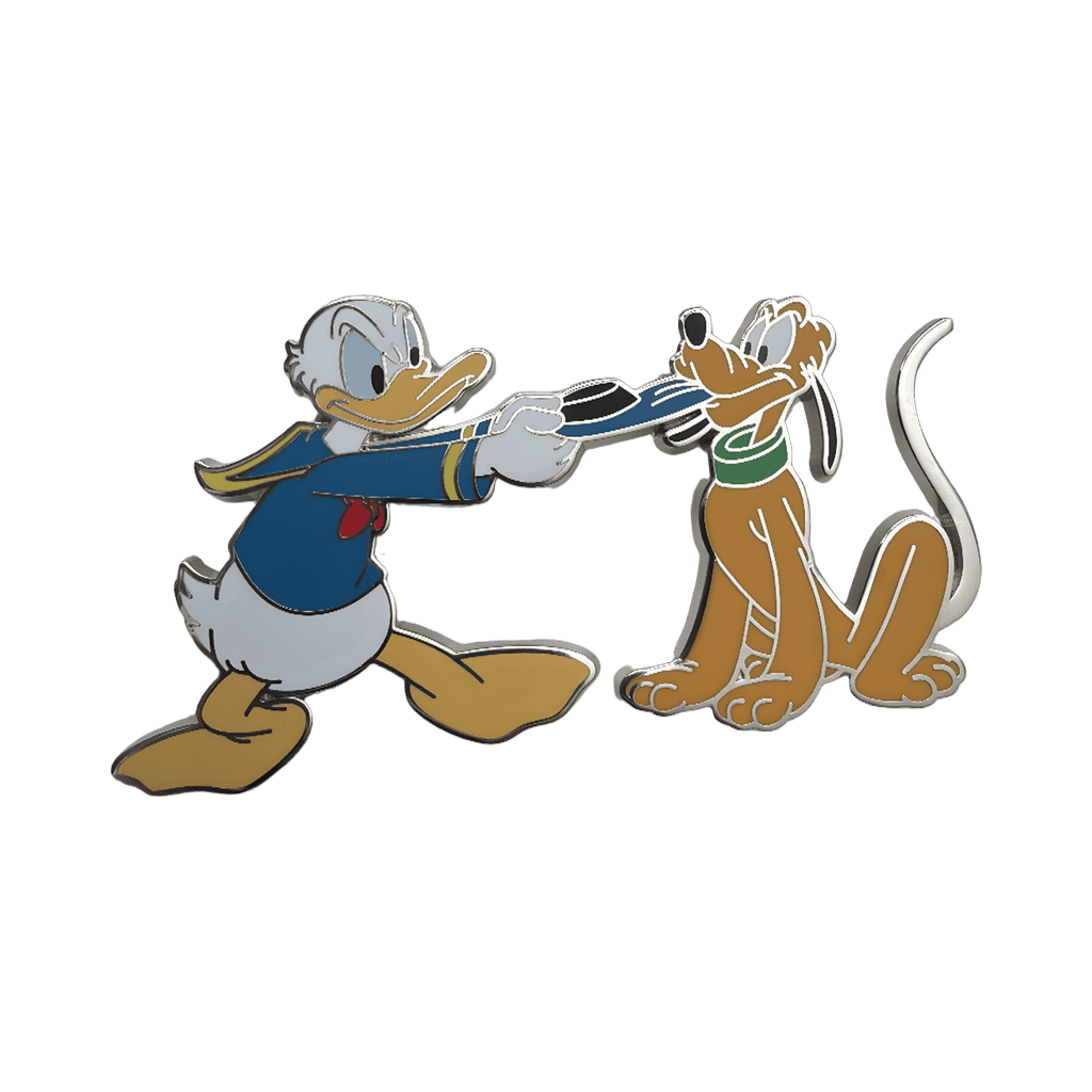 Donald and Pluto Disney pin