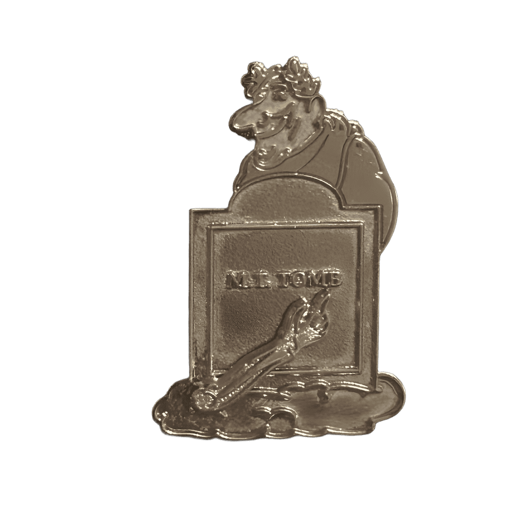 Grecian Ghost: M. T. Tomb (Silver Chaser) Disney pin