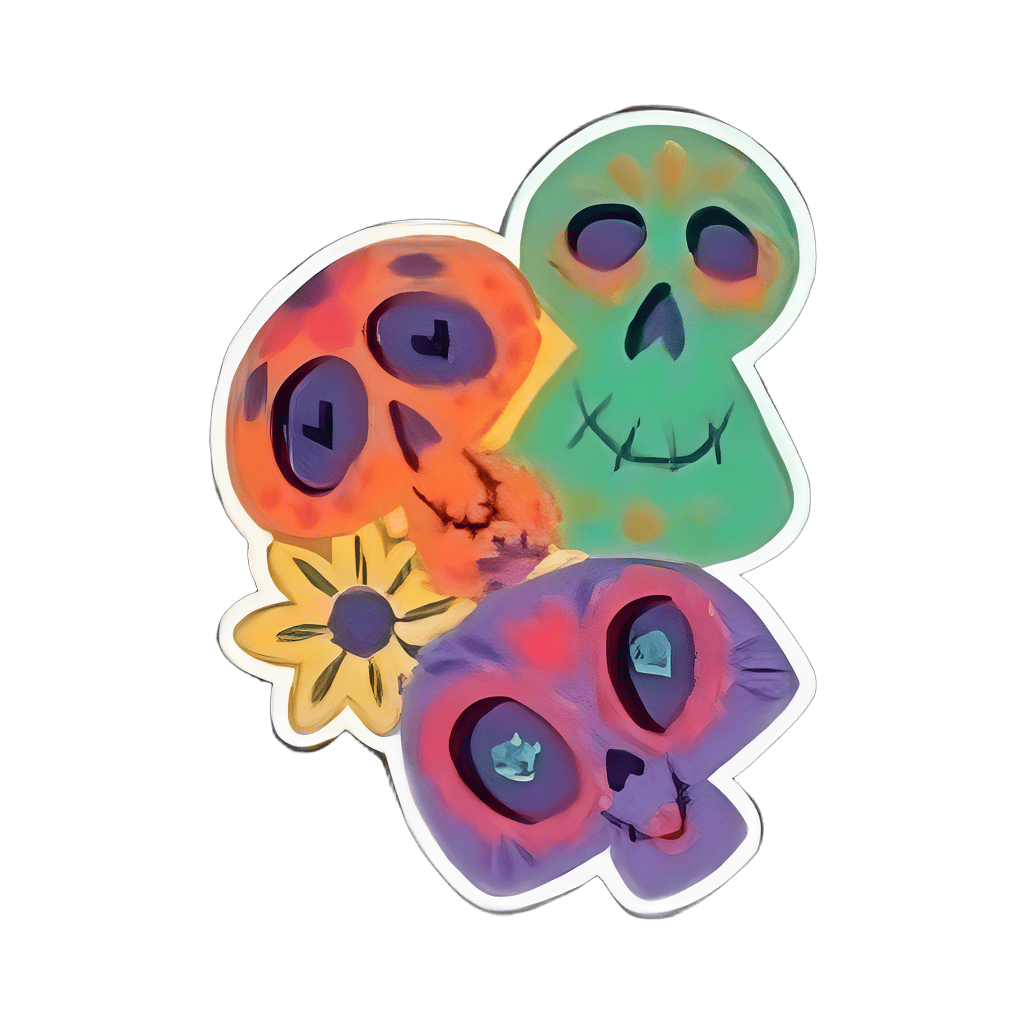 Sugar Skulls Disney pin