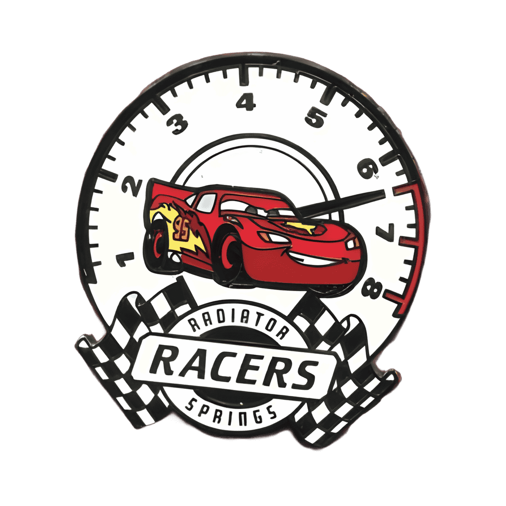 Lightning McQueen Tachometer Disney pin