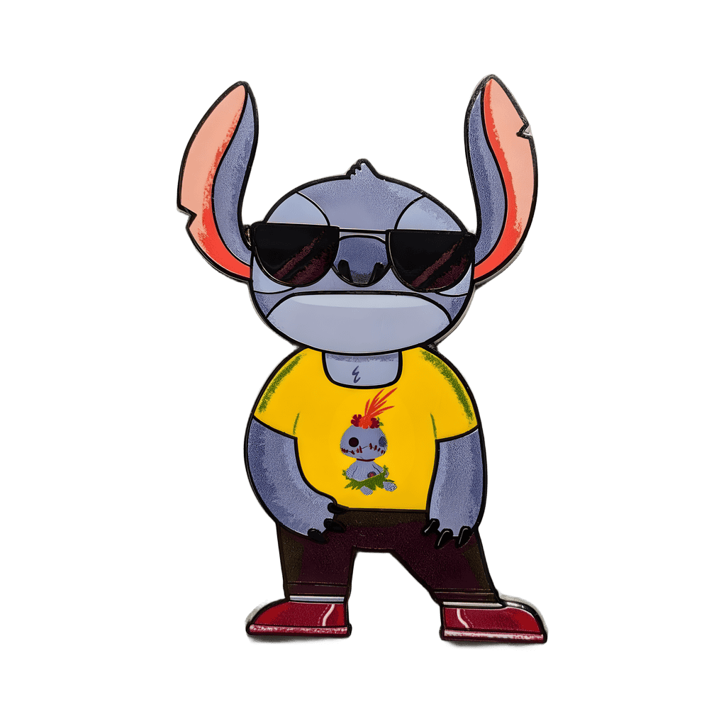 Stitch Wearing Scrump T-Shirt #422 Disney pin