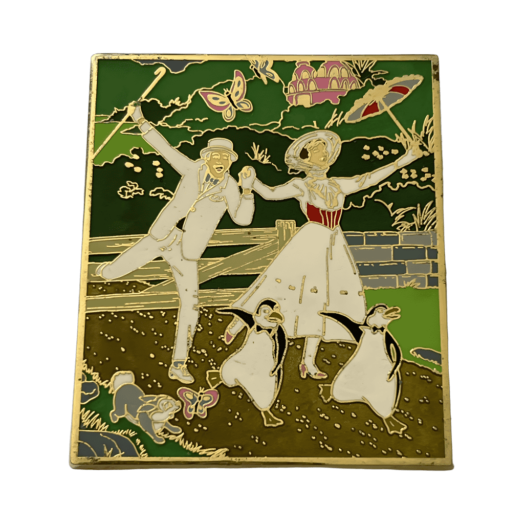 Mary Poppins, Bert and Penguins Disney pin
