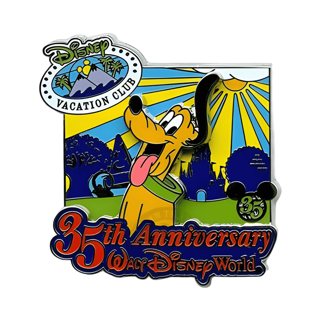 pluto 35th anniversary DVC Disney pin